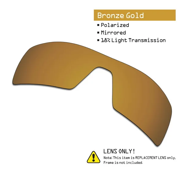 Bronze Gold SmartVLT Замена поляризованных линз для Oakley нефтяной вышке солнцезащитные очки-несколько вариантов - Цвет линз: Bronze Gold