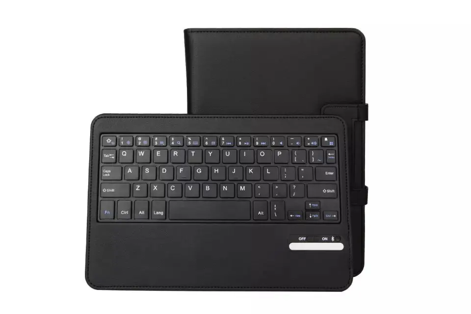 2 в 1 русская и другая буква Съемная Беспроводная Bluetooth клавиатура PU кожаный чехол