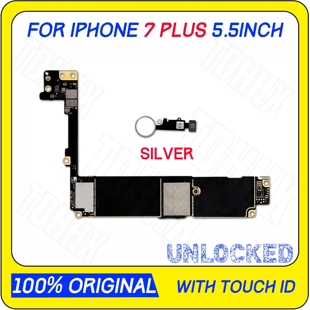 Для Apple iphone 7 Plus материнская плата 32 ГБ для iphone 7 Plus материнская плата с сенсорным ID/без Touch ID