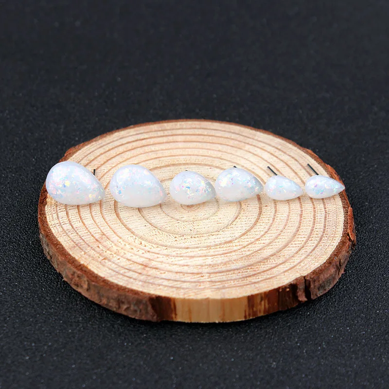 1 пара Корея Изысканный резина для дождя серьги-шпильки блеск белый небольшие