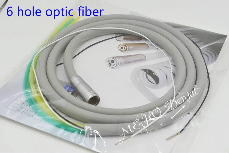 6 отверстий-оптическая волоконно трубки для наконечника зубная трубка часть руки