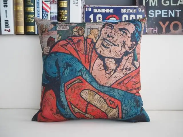 Старый ретро мультфильм Винтаж Marvel Super Hero чудо женщина хлопок белье массажер