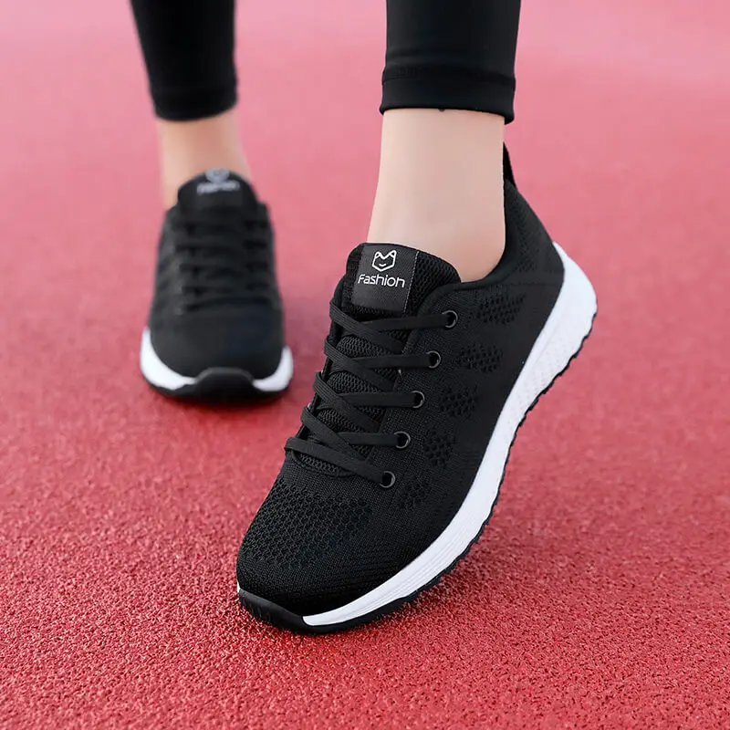 MWY/женские кроссовки; Deportivas Mujer; дышащие кроссовки; женская спортивная обувь на шнуровке; спортивная обувь; удобная женская обувь