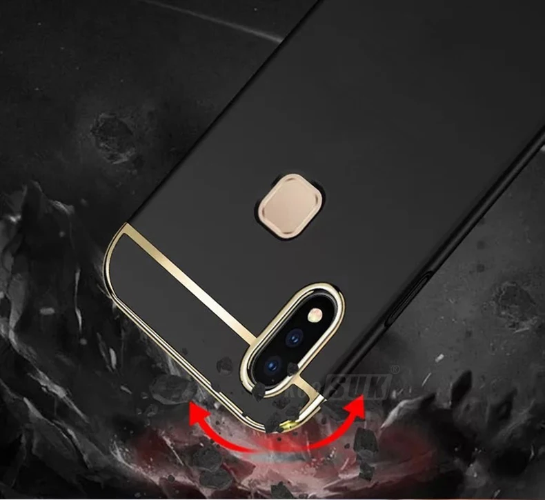 Koosuk, матовый чехол для samsung A30 A20, Роскошный Жесткий PC защитный чехол на заднюю панель для samsung Galaxy A20 A30, тонкий позолоченный чехол