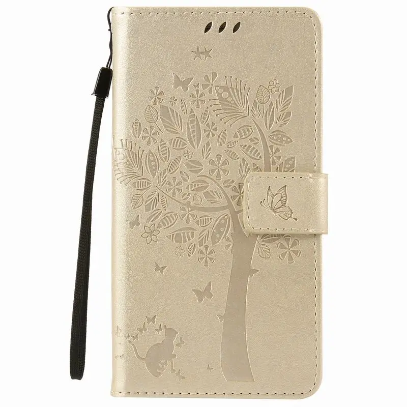 Для samsung Galaxy Note 4 Чехол Кожаный тисненый кошелек чехол для телефона samsung Note 4 чехол и чехлы для samsung Galaxy Note 4 Чехол - Цвет: Золотой