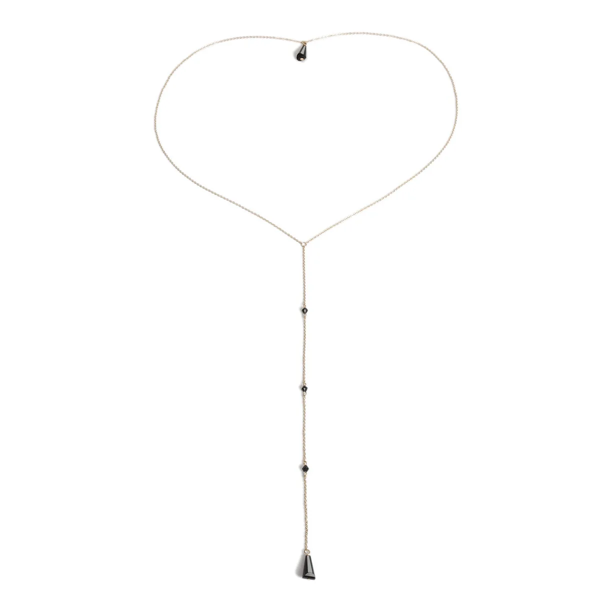 Женское длинное ожерелье соблазнительная цепочка с открытой спиной золотой