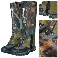 outdoor durable waterproof highly breathable hiking climbing hunting double deck high gaiters snow legging wraps
