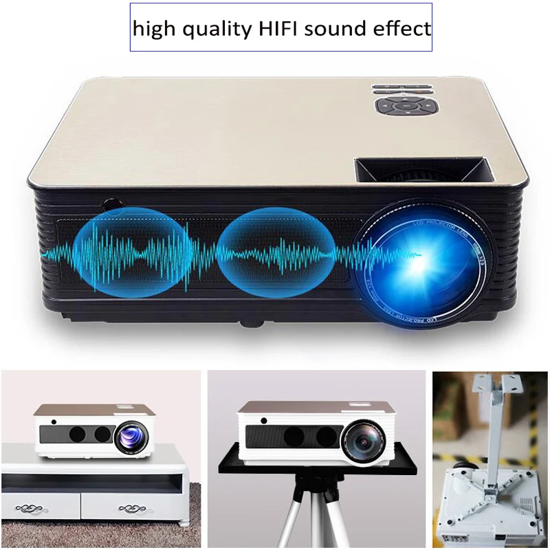 SmartIdea светодиодный 5000 люмен Full HD 3D кинопроектор домашний кинотеатр проектор видеоигры проектор Android 6,0 wifi Bluetooth опция