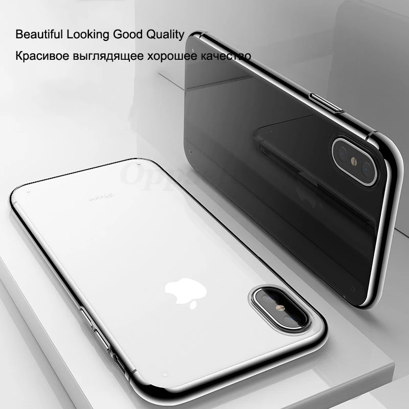 Oppselve прозрачный силиконовый чехол для телефона iPhone 11 XS Max XR X из ТПУ 8 7 6 S Plus