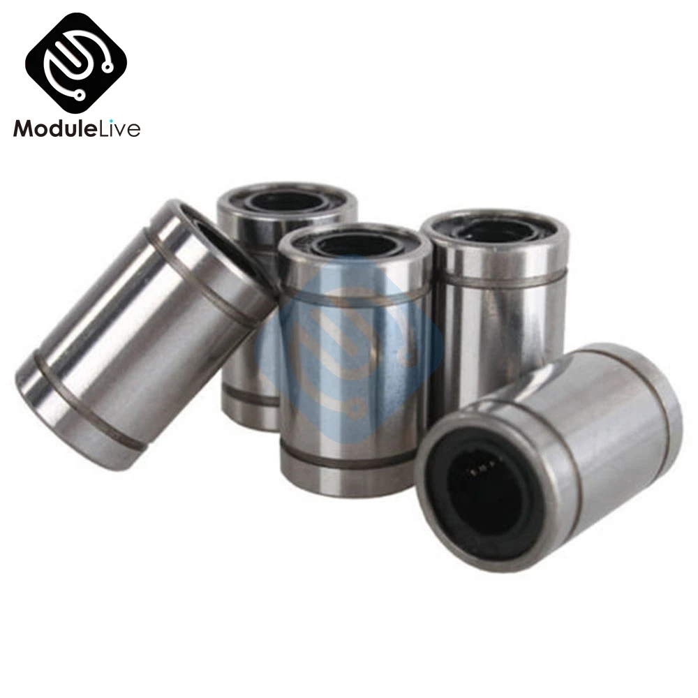 LM8UU шарикоподшипники 8 мм втулка детали для 3D принтеров рейка линейный длинный