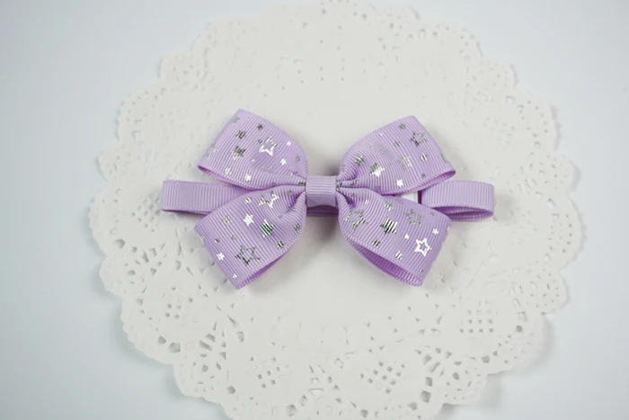 Purple Модный галстук для собак, милый Блестящий галстук-бабочка для домашних питомцев для маленькой большой собаки, галстуки для шеи кошки, аксессуары для ухода за животными, 6 цветов - Цвет: Purple