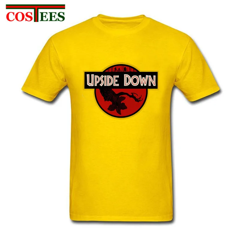 Потрясающие Футболки с героями сериала странные вещи Мужская футболка hawkins demogorgon