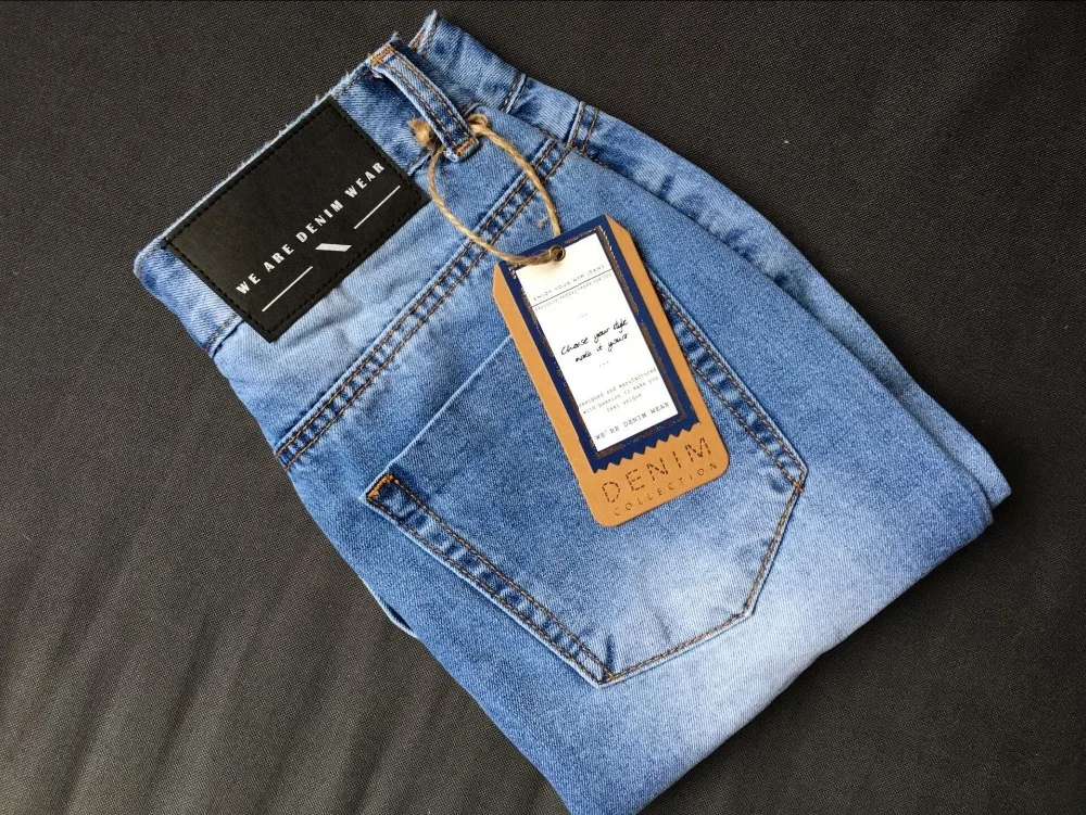 Стильные женские рваные джинсы с высокой талией | Женская одежда