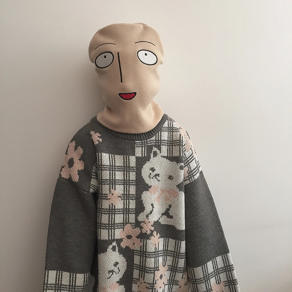 Шапка унисекс новинка игрушка шапки Аниме One Punch Man saiтама мягкие шапочки костюм