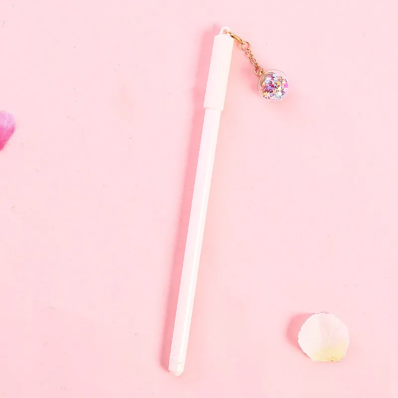 4 шт./компл. гель кулон в виде перьевой ручки lapices tinta Гель Kawaii caneta творческие ручки для школы в Корейском стиле lapiceros милый стационарные kalem