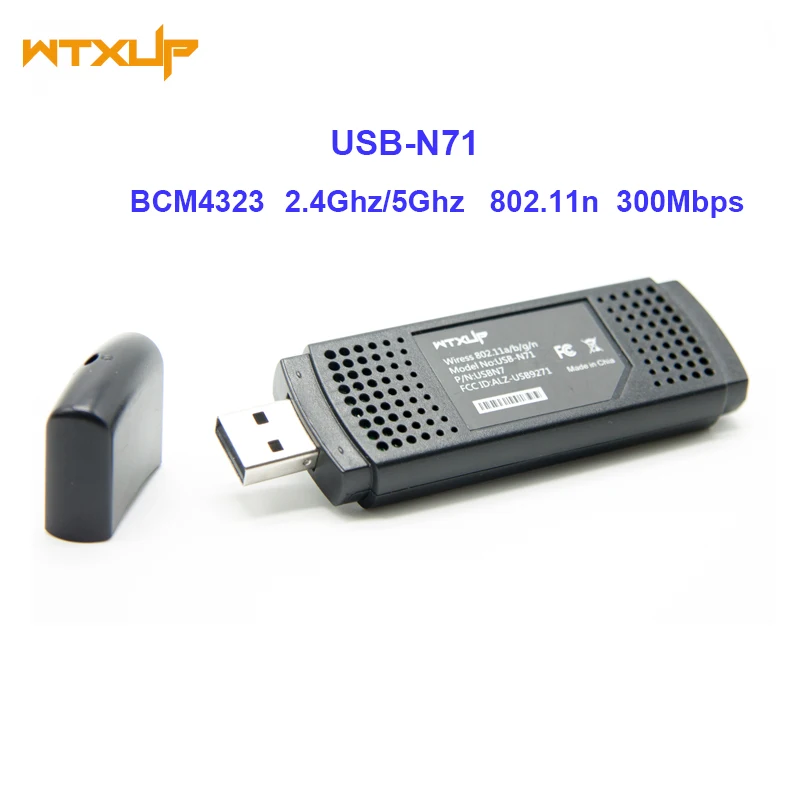 Dual Band 300 Мбит/с Wi Fi USB Беспроводной N адаптер N71 ключ BCM4323 BCM43236 Ethernet 2 4 г/5G|usb wi-fi