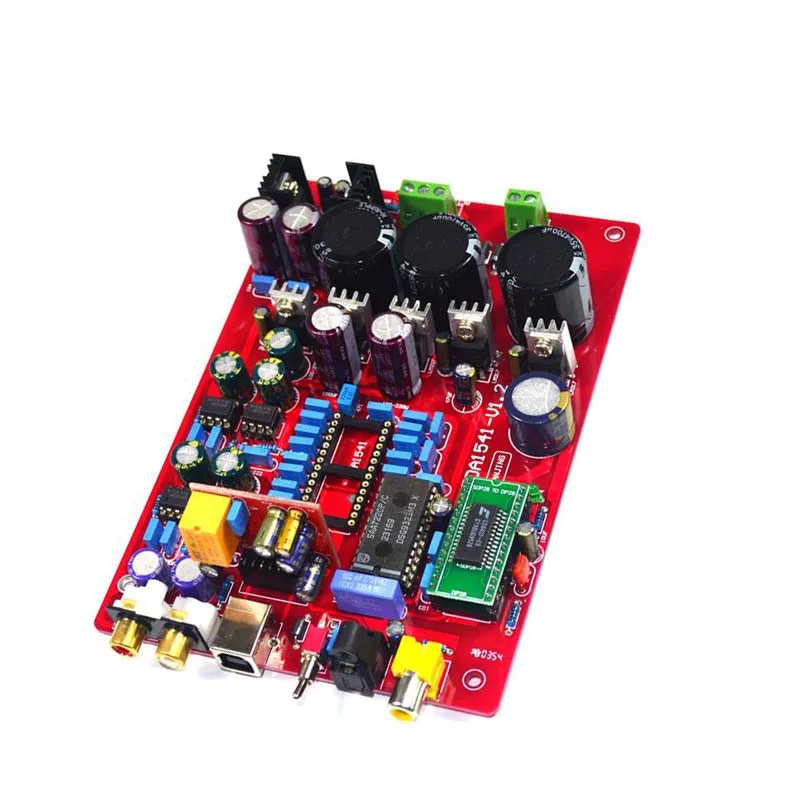 CS8412 + NE5534 YJ00122 TDA1541 волоконный коаксиальный декодер DAC плата для hifi усилителя (с USB