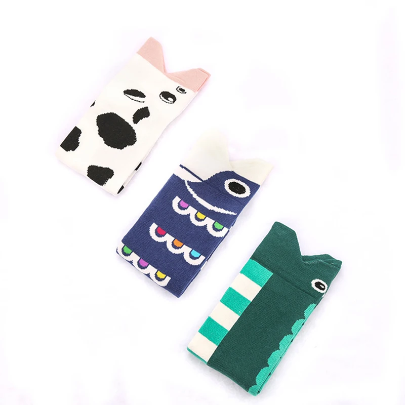 Детские хлопковые гетры с рисунками детские носки до колена для мальчиков и