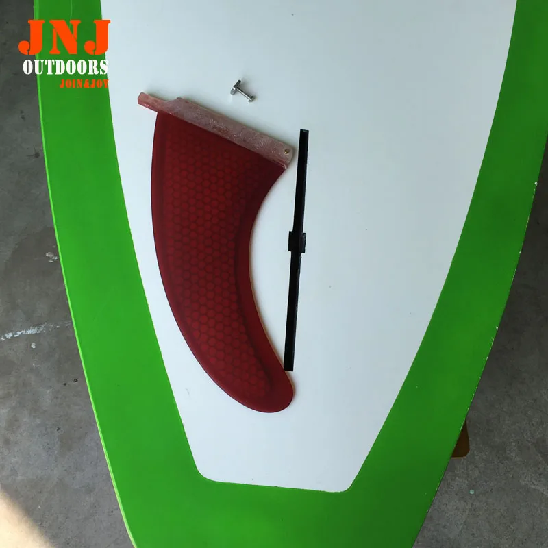 Новый 9 &quotкрасное стекловолокно Sup Centre Fin | Спорт и развлечения