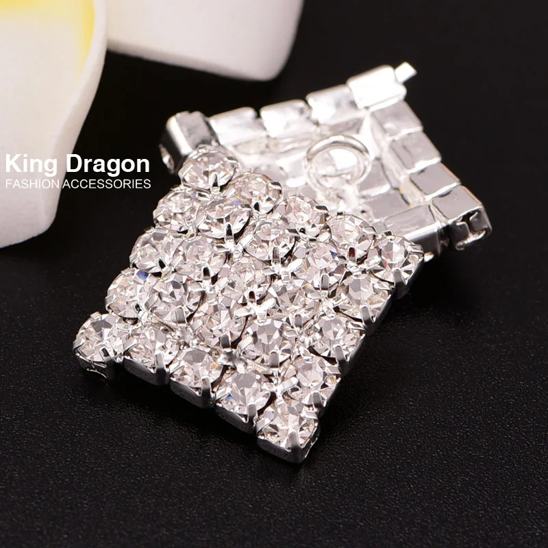 New Arrival Metal Rhinestone Buttons For Craft 16MM 5PCS/Lot Silver Color Shank Back KD116 | Дом и сад