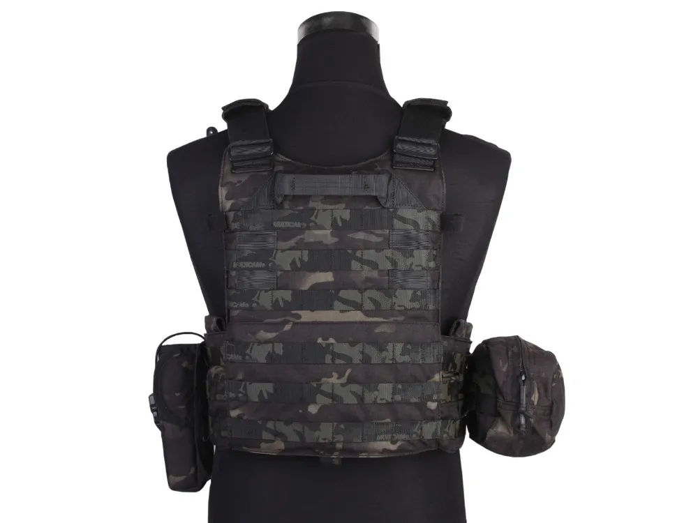 Emerson gear LBT 6094, тактический жилет, бронежилет с 3 карманами, охотничий страйкбол, военная Боевая Экипировка EM7440 AOR, хаки Мандраг