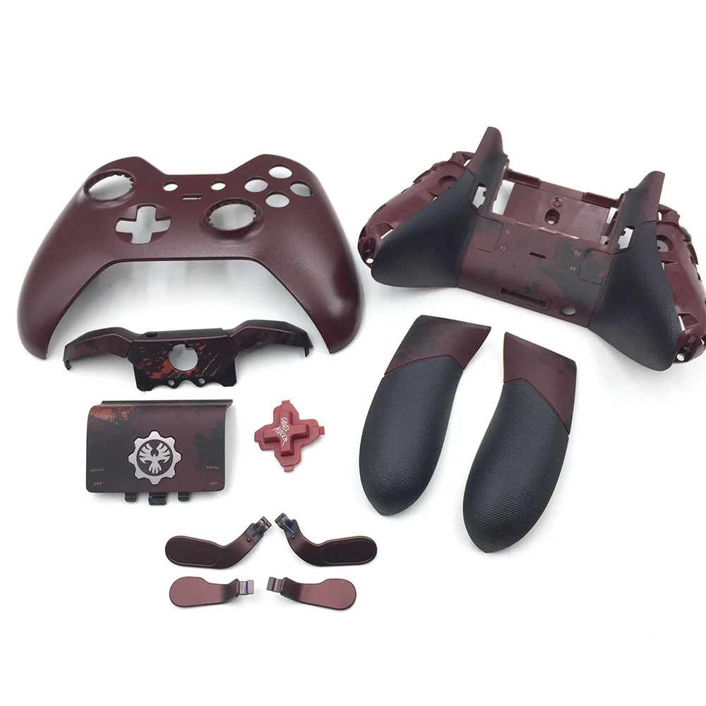 Дизайн клиента Используется Матовый для Xbox one Elite контроллер корпус оболочки LB RB Бампер Кнопка крышка батареи задний чехол ручки