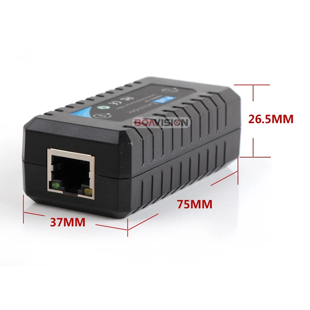 400 Мбит/с переключаемая Емкость 13 Вт макс. IEEE802.3af In/Out 1 портовый удлинитель