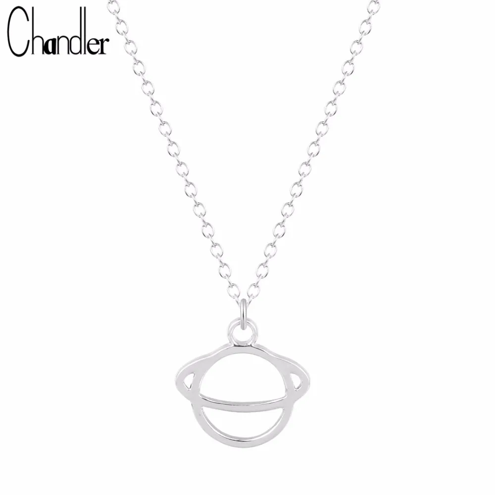 Подвеска Chandler с золотым покрытием насыщенный ожерелье Вселенная и кулон для