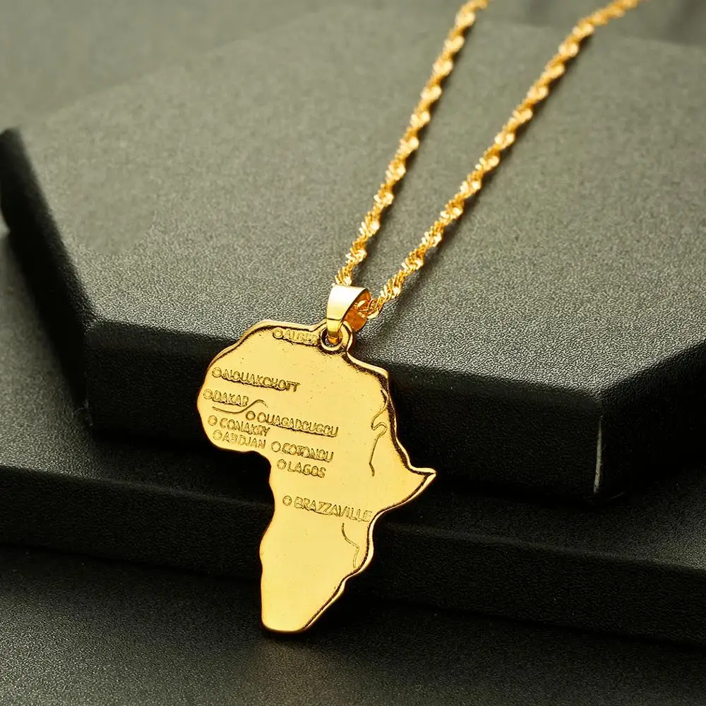 Chereda United Kingdom Map Pendant Necklace For Women Men Vintage Belgium Hip Hop Africa Chain Necklaces Choker | Украшения и