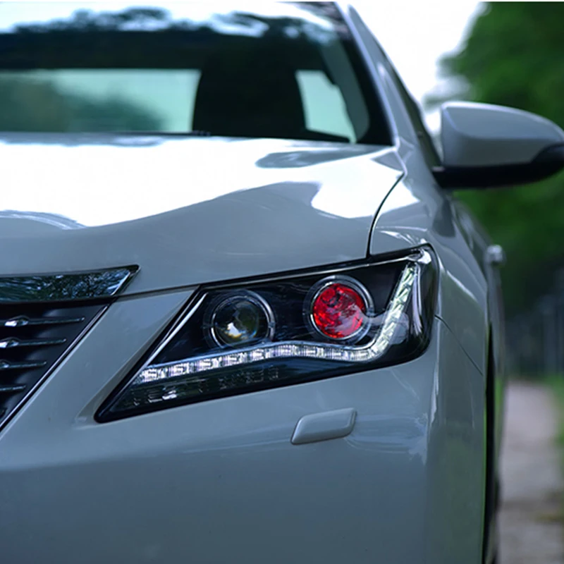 Стайлинг автомобиля для Toyota Camry фары 2012 2014 светодиодная фара дальнего света DRL