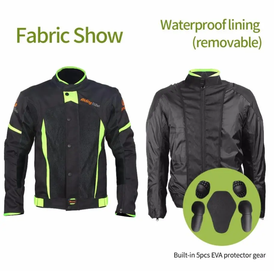 Новый 2019 Riding tribe мотоциклетная куртка летние дышащие Мотокросс Гонки защита от