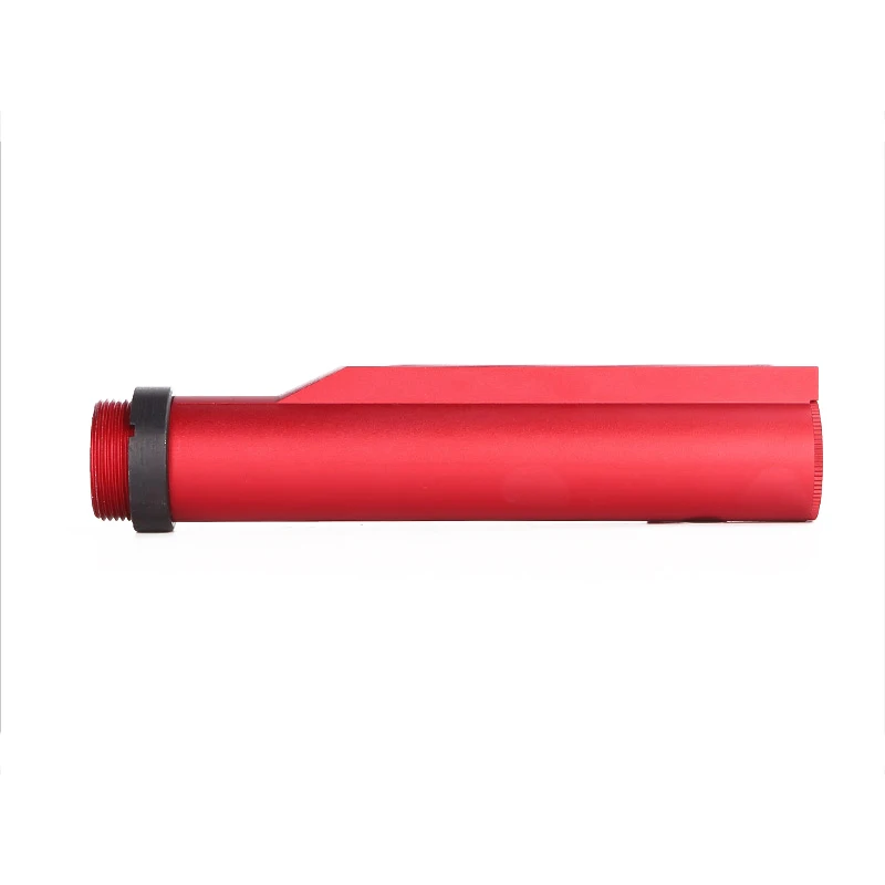 High Quality CNC Alloy 6 Position Red Stock Pipe For Airsoft AEG M4/M16 Hunting Accessories | Спорт и развлечения