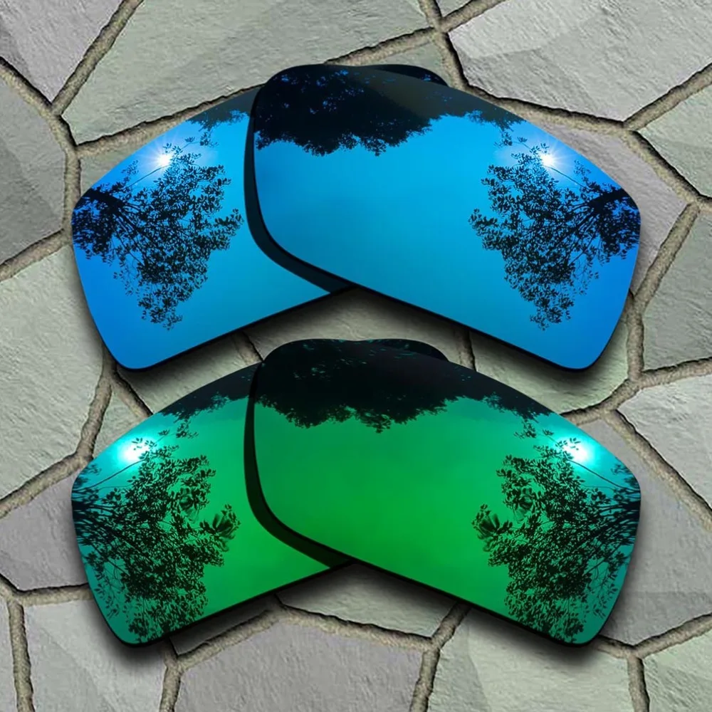 Солнцезащитные очки голубого и Нефритового цвета поляризованные Сменные линзы