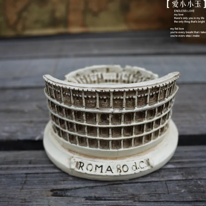 Смоляные изделия ручной работы мировая архитектура старинная римская Арена