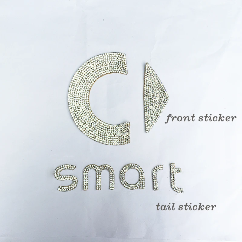 Алмазная наклейка стилизованная с надписью автомобильная пленка декоративные