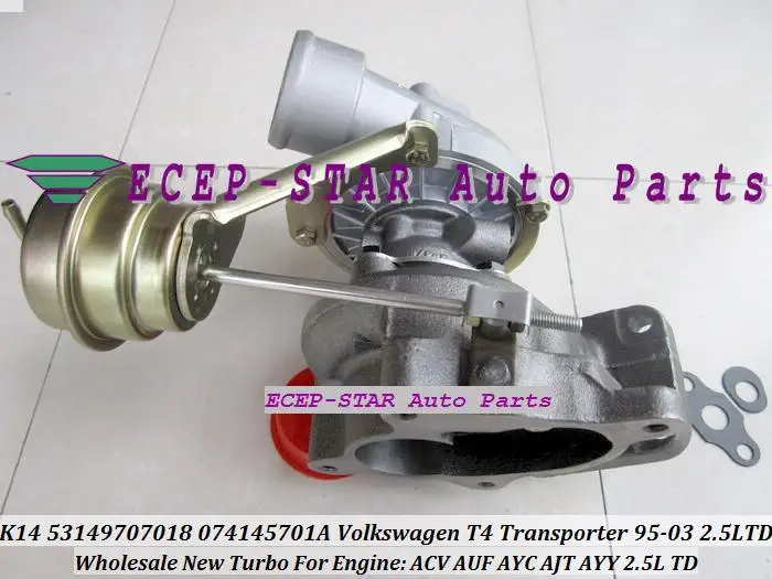 Бесплатная доставка K14 53149707018 53149887018 074145701A 7018 турбо для Volkswagen VW T4 Transporter 95 03 ACV AUF AYC