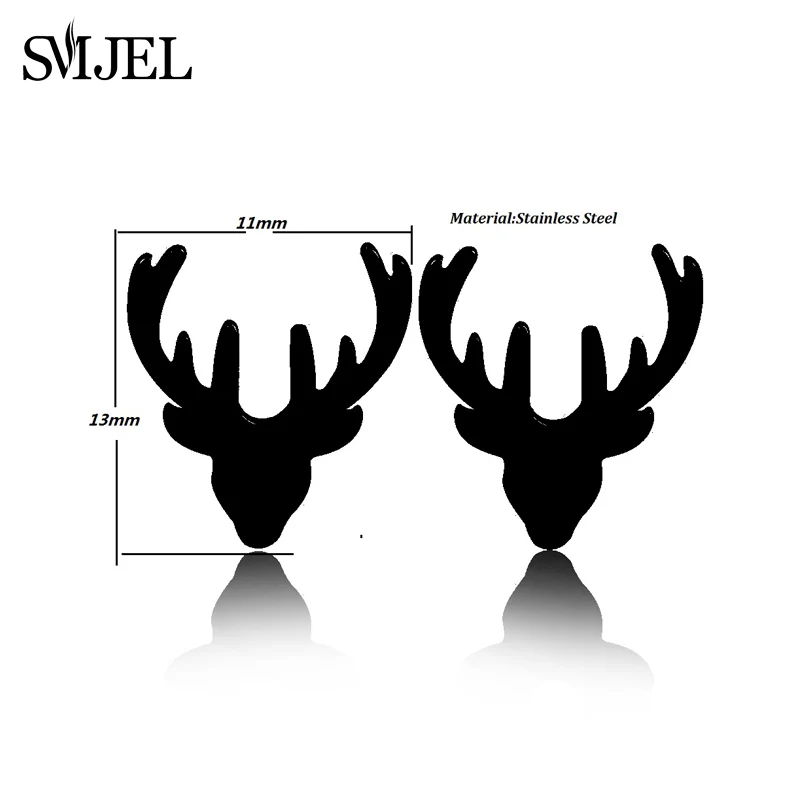 SMJEL Fashion Brushed Circle Karma Stud Earrings for Women Simple Round Geometric Small Ear brinco aros korean Style Jewelry