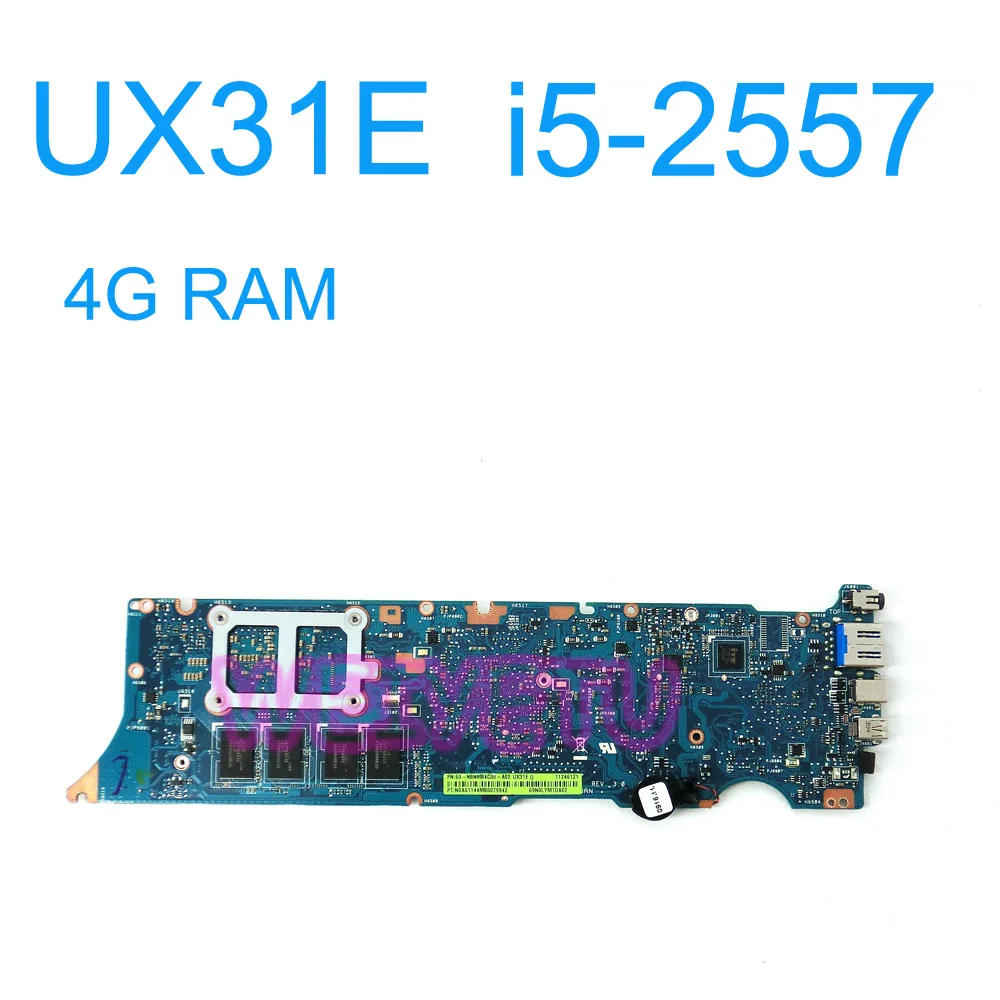 Высокое качество UX31E материнская плата с I5 2557 Процессор процессор 4 gb Оперативная