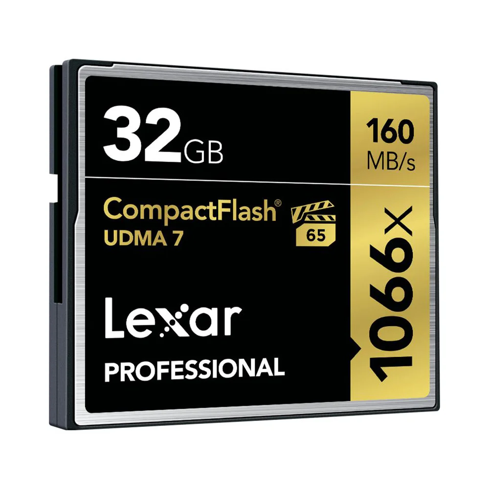 Lexar Tarjeta de memoria UDMA 7 128 gb CF 1066x32 gb hasta 160 МБ/с. cfast 64 gb tarjeta de flash compacta para vatideo Full HD/3D