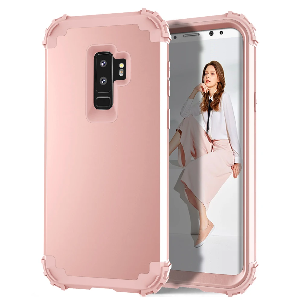 Чехлы для Samsung Galaxy S9 Plus корпус WEFOR сверхпрочный ударопрочный жесткий чехол +
