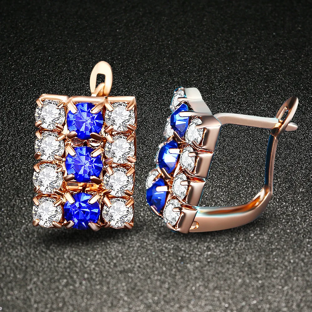 CT Cubic Zirconia Earring Stud For Women ed34 Boucle Oreille Para As Mulheres Costume Plata Jewelry | Украшения и аксессуары