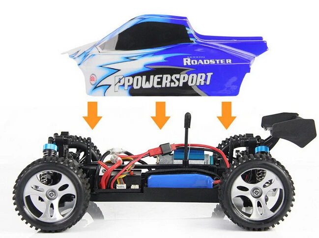 Wltoys A959 багги гоночный автомобиль 2 4 ГГц RTF RC 2WD ware бегун внедорожных/с 40 60 км/час