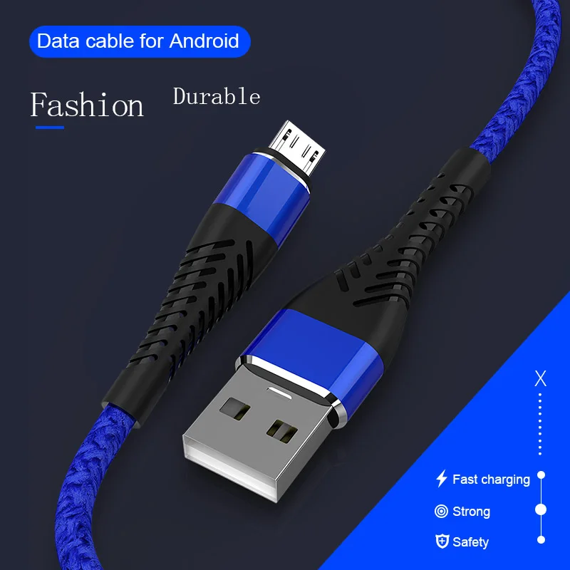 Кабель Micro USB APPACS для Xiaomi Note 5 Pro 4X 4 зарядный кабель Samsung Huawei плетеный передачи