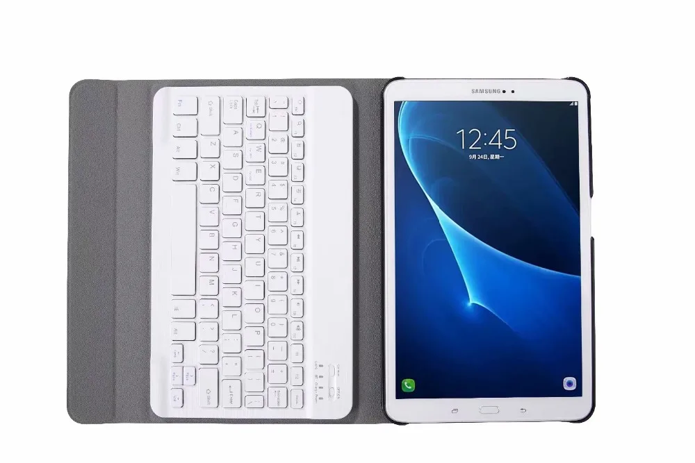 Чехол с клавиатурой Bluetooth 3,0 Для samsung Galaxy Tab A A6 10,1 T585 T580 SM-T580 T580N, беспроводной чехол для планшета+ ручка