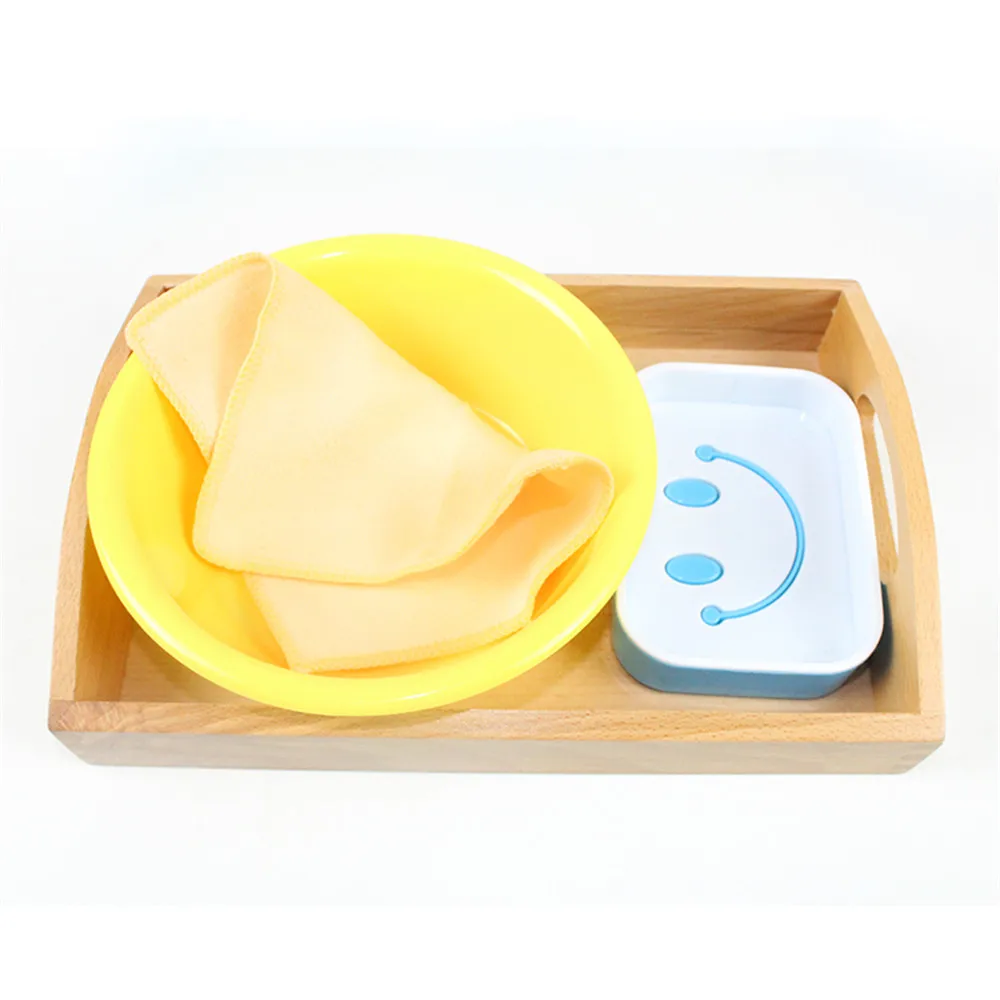 Детская игрушка Монтессори Ежедневная жизнь Ручная стирка обучение Раннее