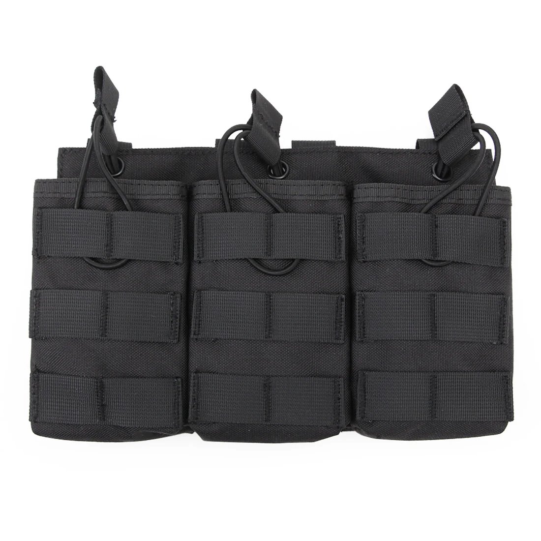 WST тактический охотничий тройной мешок штабелер подсумок для G36 Mag открытый Пейнтбол Molle Чехол для страйкбола высокое качество - Цвет: Черный цвет