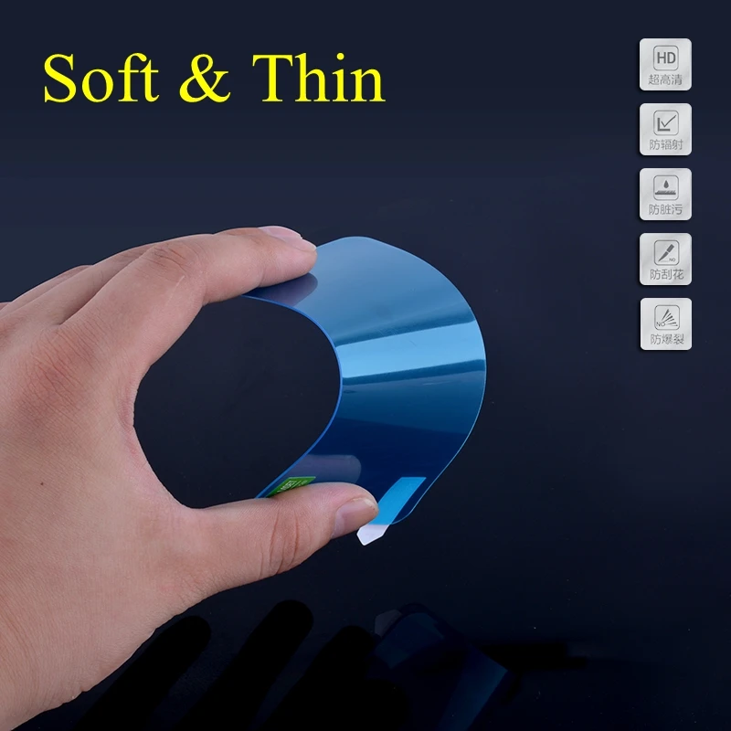 Небьющееся мягкое нано стекло Взрывозащищенная защита экрана защитная