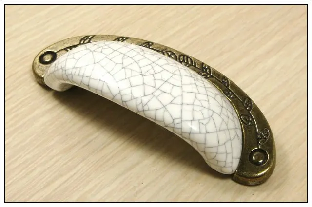 Керамические ручки для кухонного шкафа (C.C.: 3 78 ''L: 4 17'')|cabinet handle|handling systemhandle