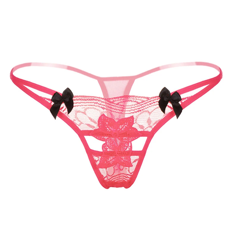 Стринги прозрачные женские нижнее белье сексуальные кружевные трусики леди