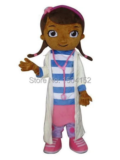 

High Quality Dottie Doctor Mascot Costumes Dottie McStuffins Doc McStuffins Mascot
